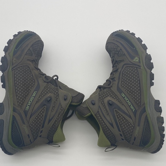 Vasque Inhaler Men\'s Goretex Waterproof Hiking Boots - Olive and Black main image 9